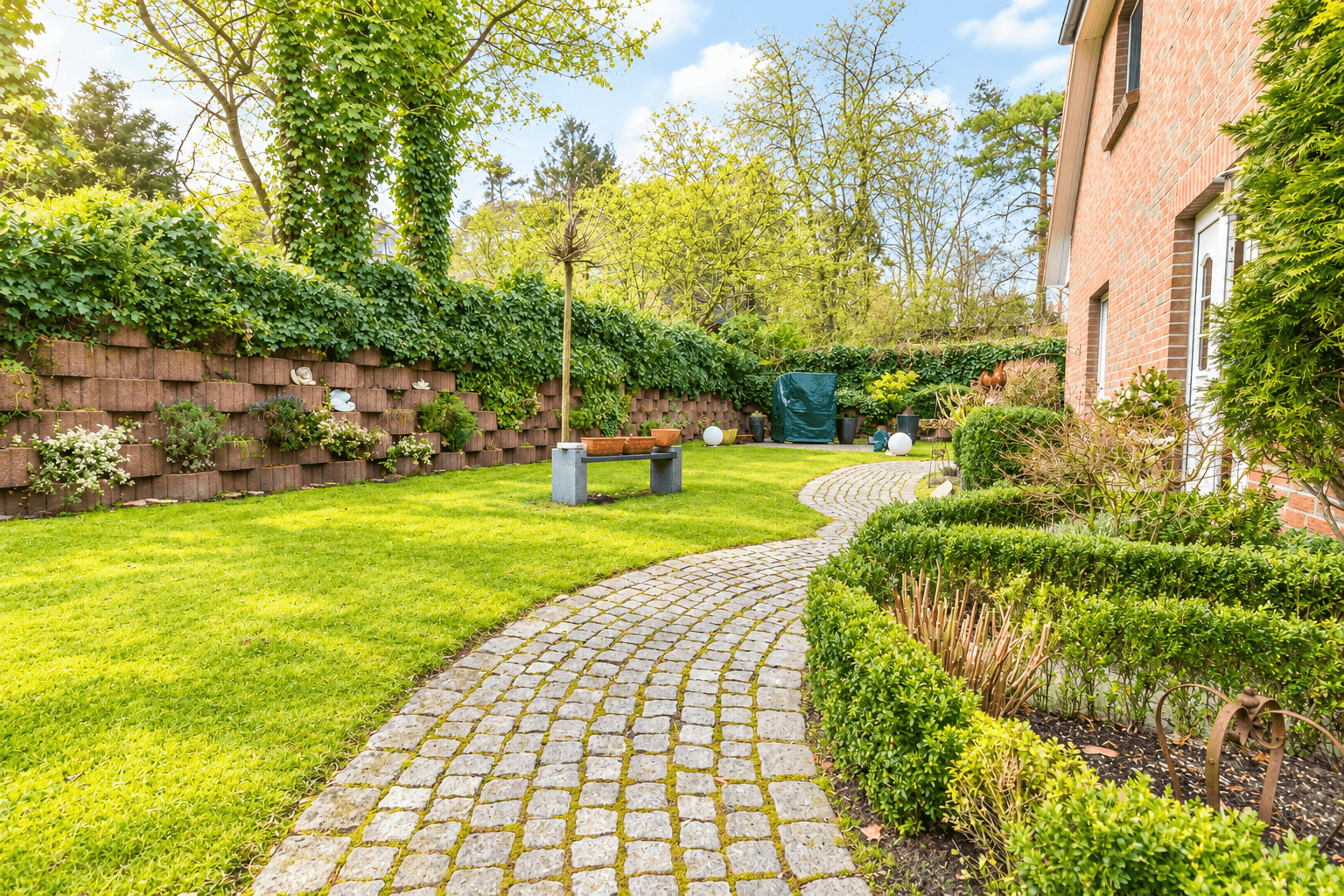 Garten (mit KI bearbeitet)